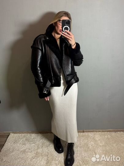 Куртка дубленка из натуральной овчины 42-44 новая