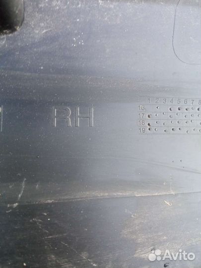 Skoda kodiaq молдинг передний правой двери