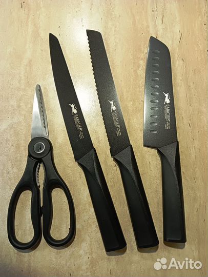 Ножи и ножницы Lion Sabatier Новые Франция Набор