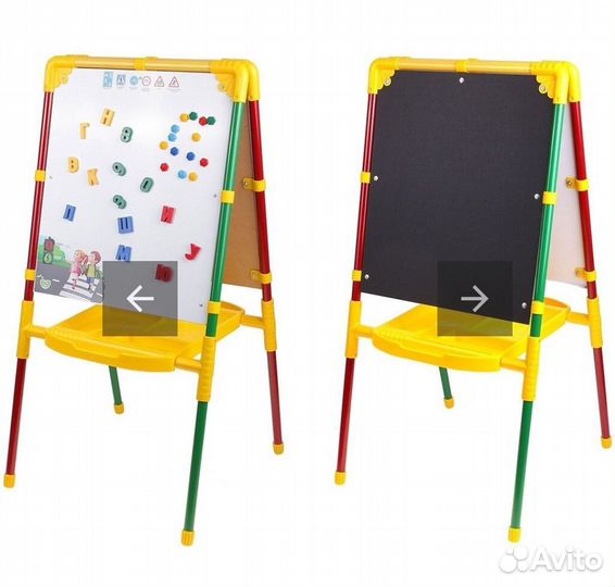 Мольберт детский двухсторонний