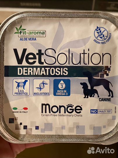 Monge VetSolution Dog Dermatosis Дерматозис