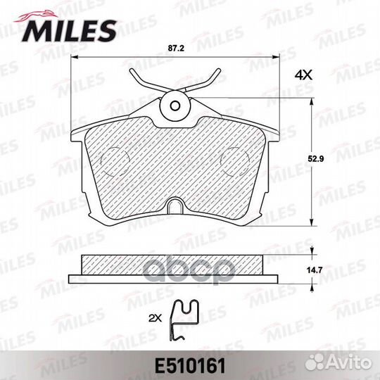 Колодки тормозные задние (Смесь ceramic) honda