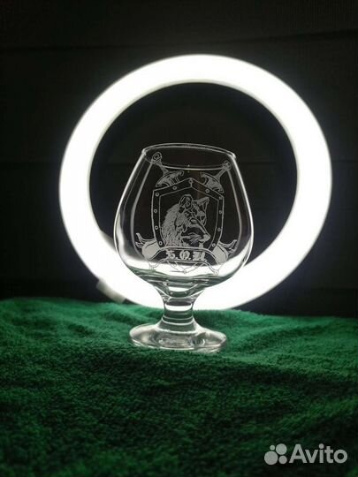 Бокал для коньяка с гравировкой