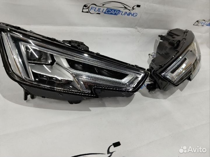 Фара правая левая Audi A4 B9 Full Led в сборе