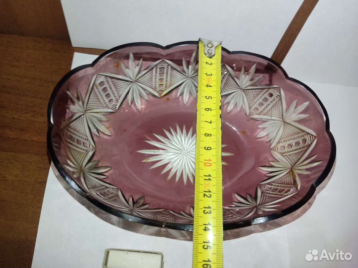 Ваза. Конфетница. Богемия