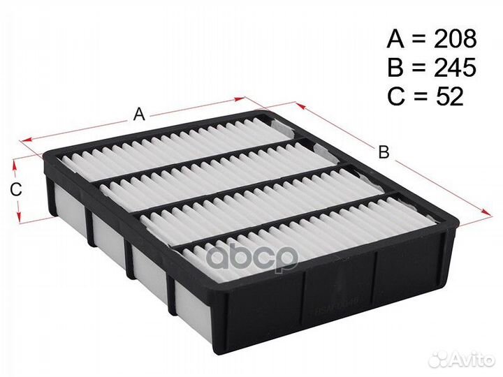 Фильтр воздушный toyota mark II/chaser/cresta 9