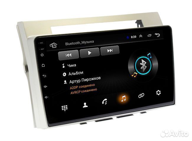 Toyota verso 04-09 android магнитола новая