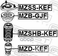 Подшипник опоры переднего амортизатора mzbgjf