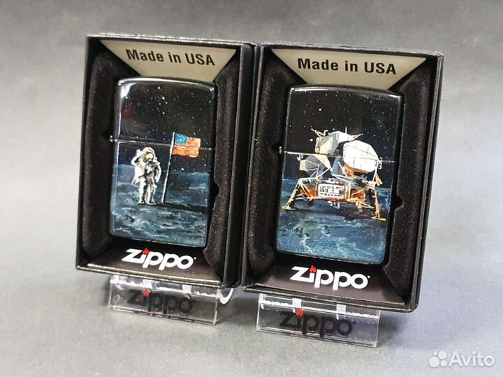 Зажигалки Zippo - Высадка на луну 1969
