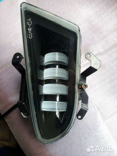 Правая Led птф Hyundai Accent