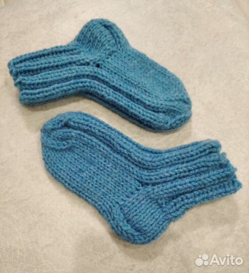 Носки шерстяные вязаные детские