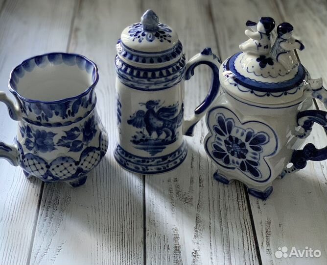 Кружки гжель