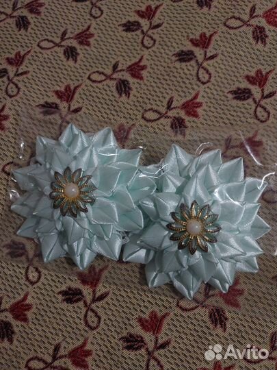 Резинки бантики ручной работы