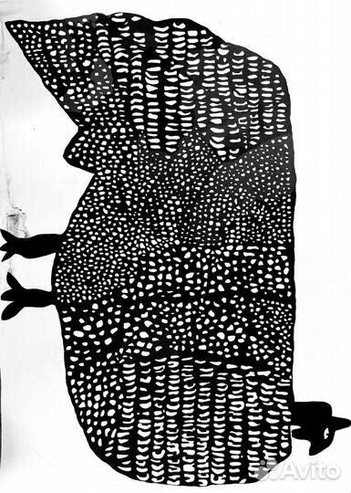 Картина минимализм животные силуэт копия подарок