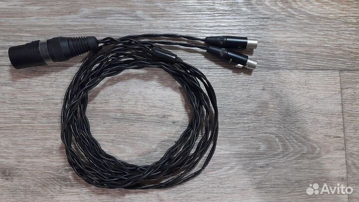 Кабель Сов.литценд miniXLR 4pin Х 2-XLR 4pin