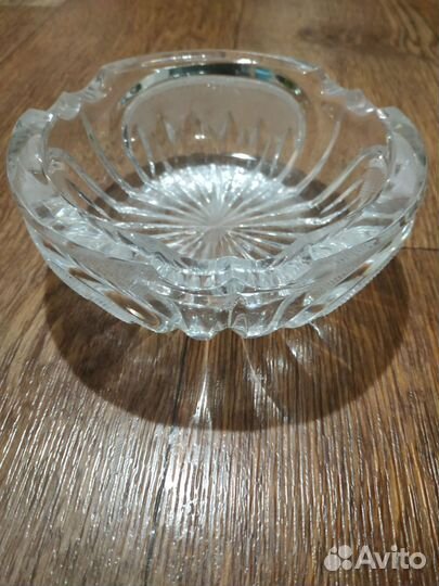 Пепельницы и конфетница хрусталь, стекло СССР