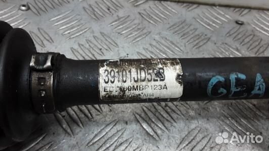 Привод передний левый nissan qashqai J10 (GEA14KS0