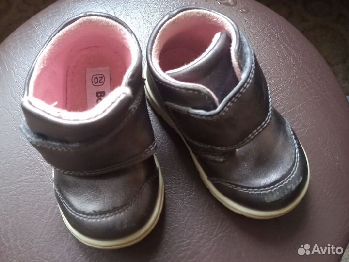 Детские ботиночки для девочки размер 20