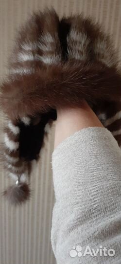 Шапка норковая женская бу