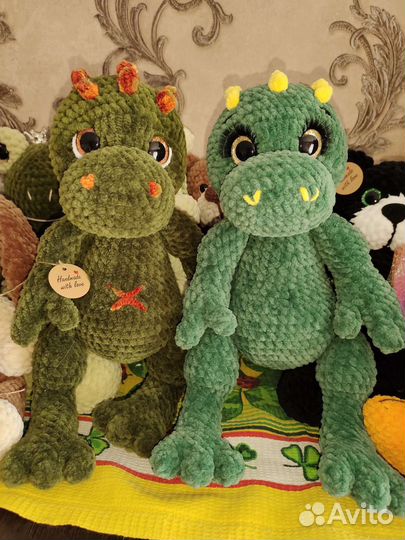 Игрушка вязаная Дракон