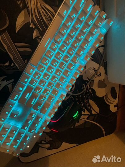 Мощный игровой компьютер с монитором