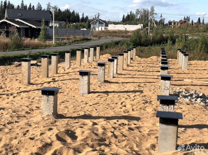 Железобетонные сваи Фундамент под ключ