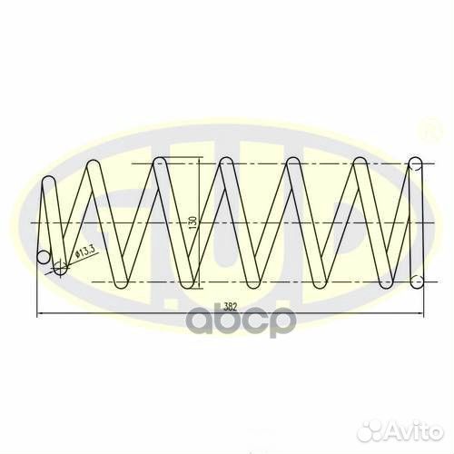 Пружина подвески зад. C-4 grand picasso berling