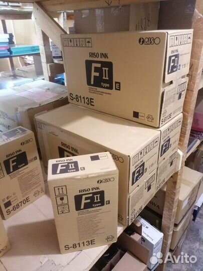 Riso краска черная S-8113, оригинальная