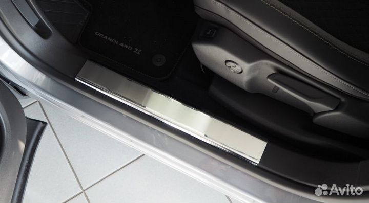 Накладки на пластик. внутр.пороги Opel Grandland X