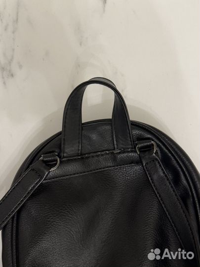 Рюкзак маленький женский нат кожа Guess