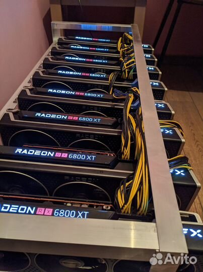 Видеокарты rx6800 xt