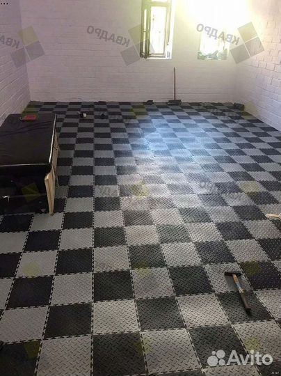 Модульная плитка для гаража