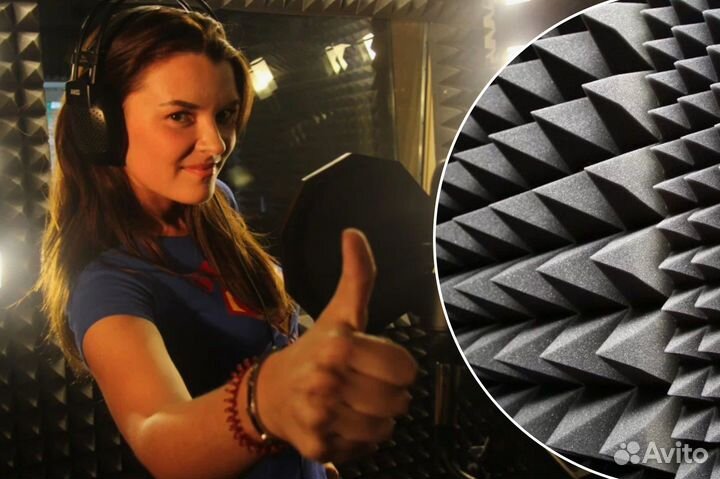 Акустический поролон пирамида