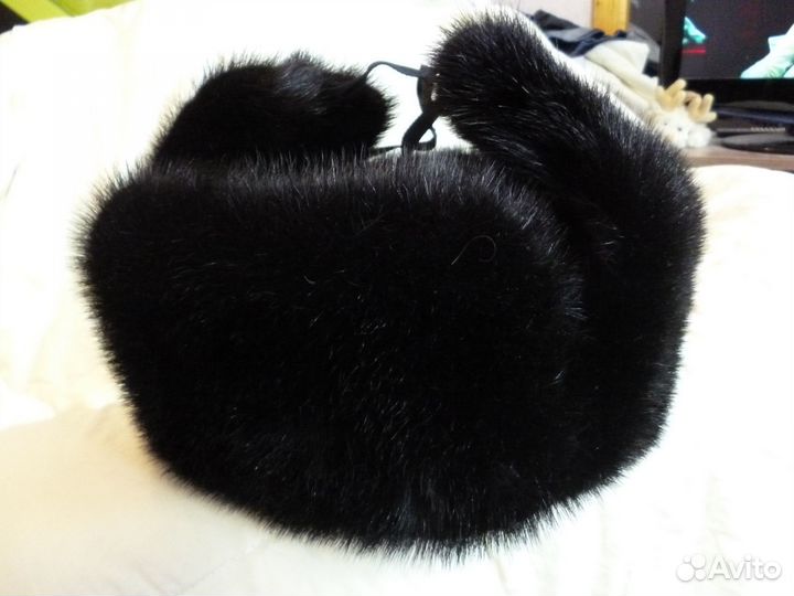Шапка-ушанка норка