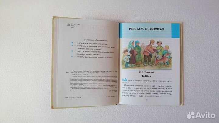 Чтение для коррекционных школ, Родное слово 1 кл