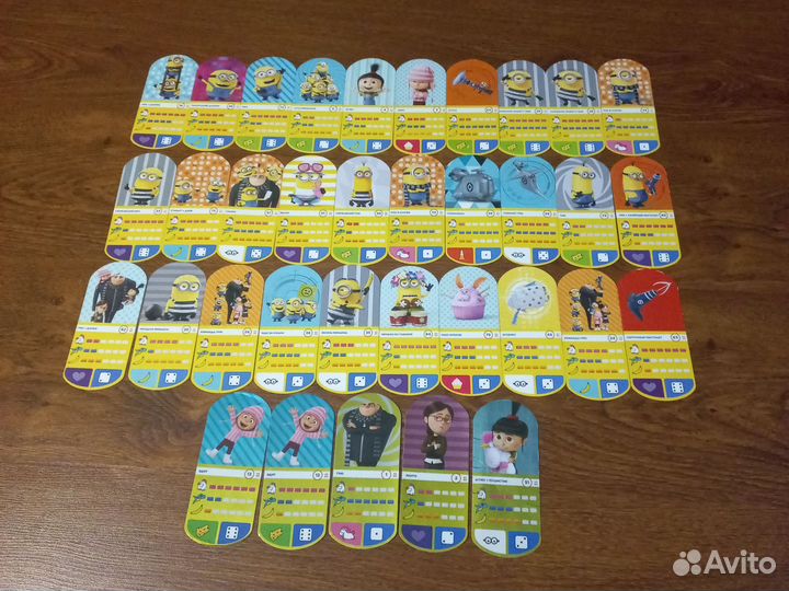 Гадкий я 3 карточки