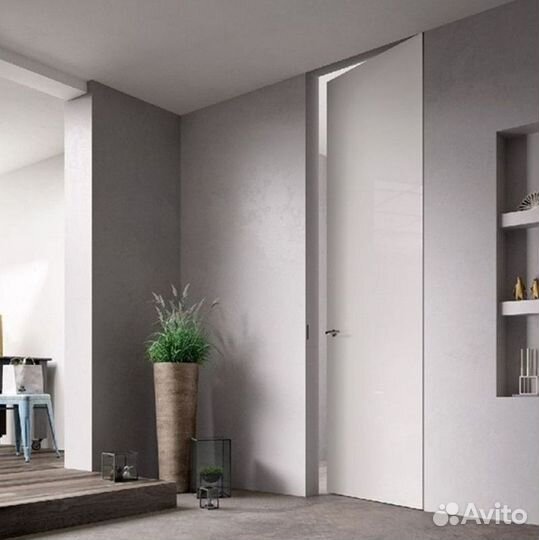 Скрытые двери под отделку