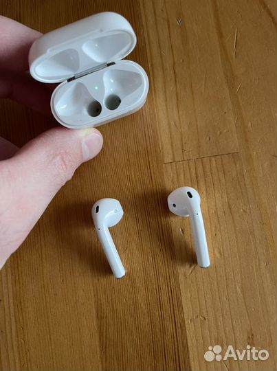 Беспроводные наушники apple airpods оригинал
