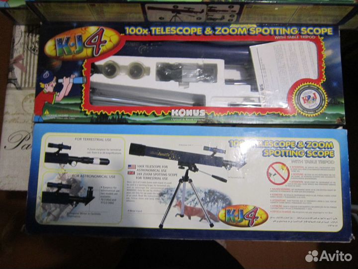 2 телескопа KJ-3, 4