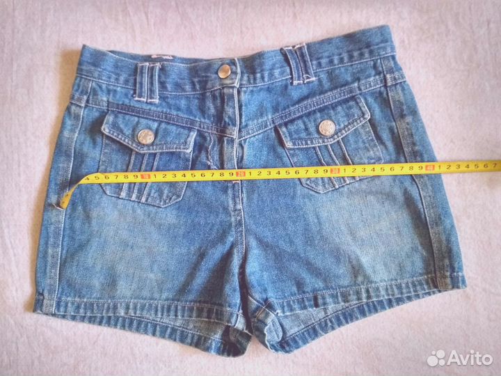 Шорты и бриджи джинсовые 140-146