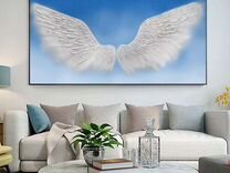 Интерьерная картина маслом крылья ангела