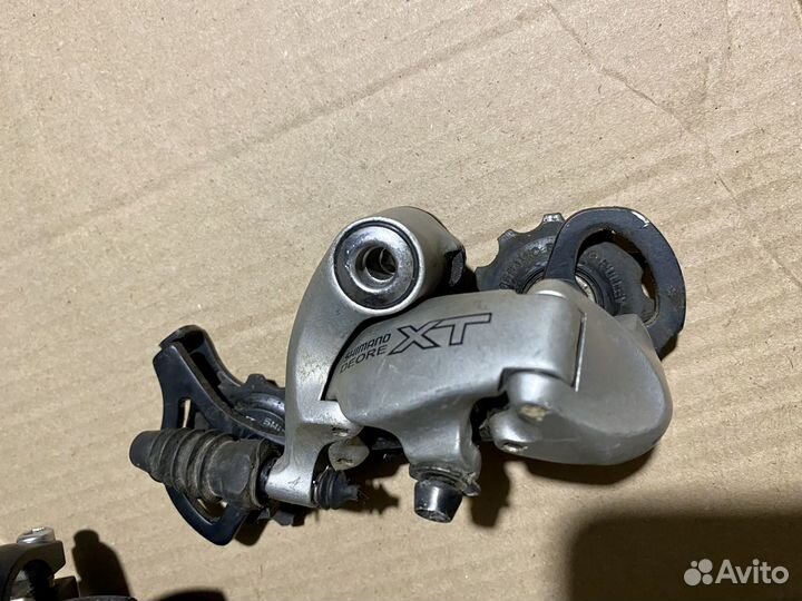 Манетки Shimano Deore 3*9 и переключатель XT