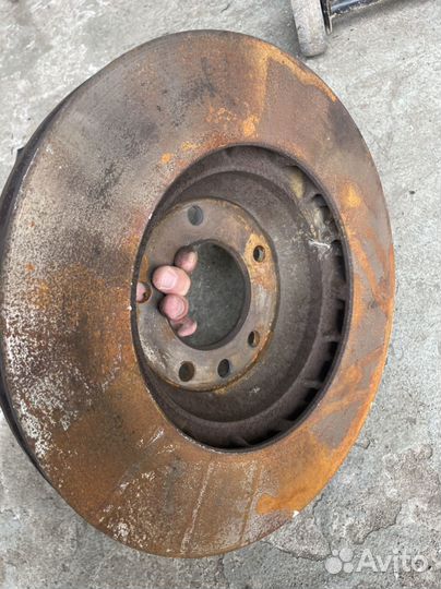 Тормозные диски на porsche cayenne 955