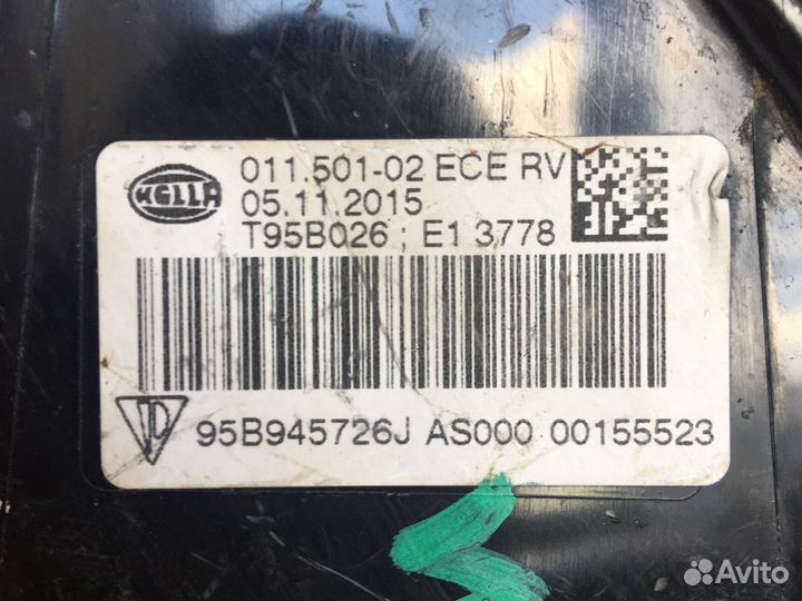 Птф задний правый Porsche Macan 95B 2014 - Н.в