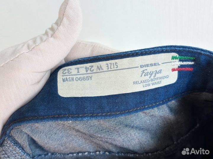 Diesel Fayza джинсы бойфренды 42/44