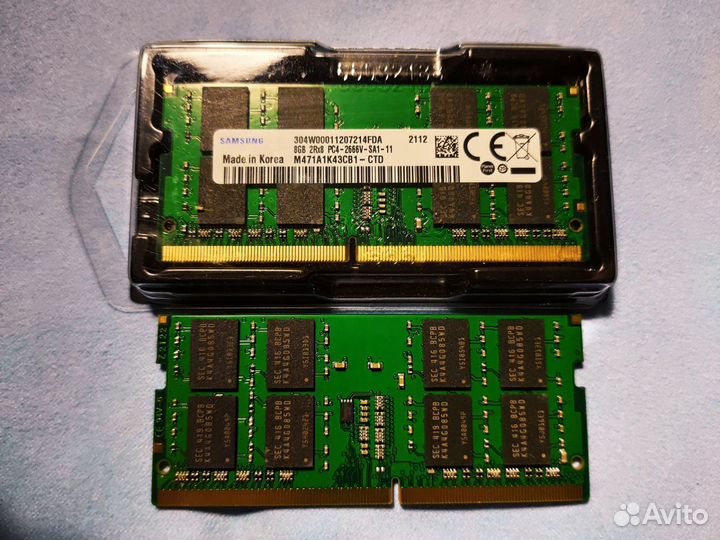 DDR4 8Gb Samsung Оперативная память для ноутбука