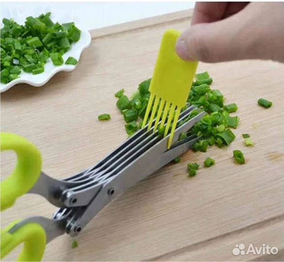 Ножницы для нарезки зелени 5 лезвий