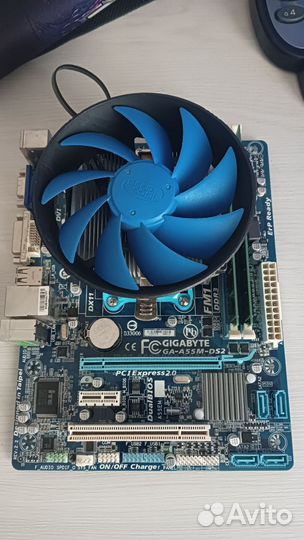 Комплект мать проц память