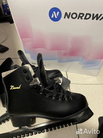 Коньки фигурные laval adult черные мужские