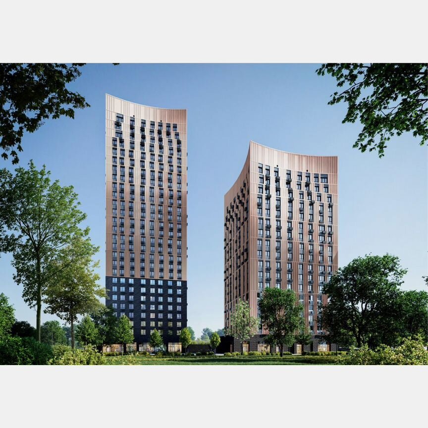 2-к. квартира, 45,4 м², 12/28 эт.